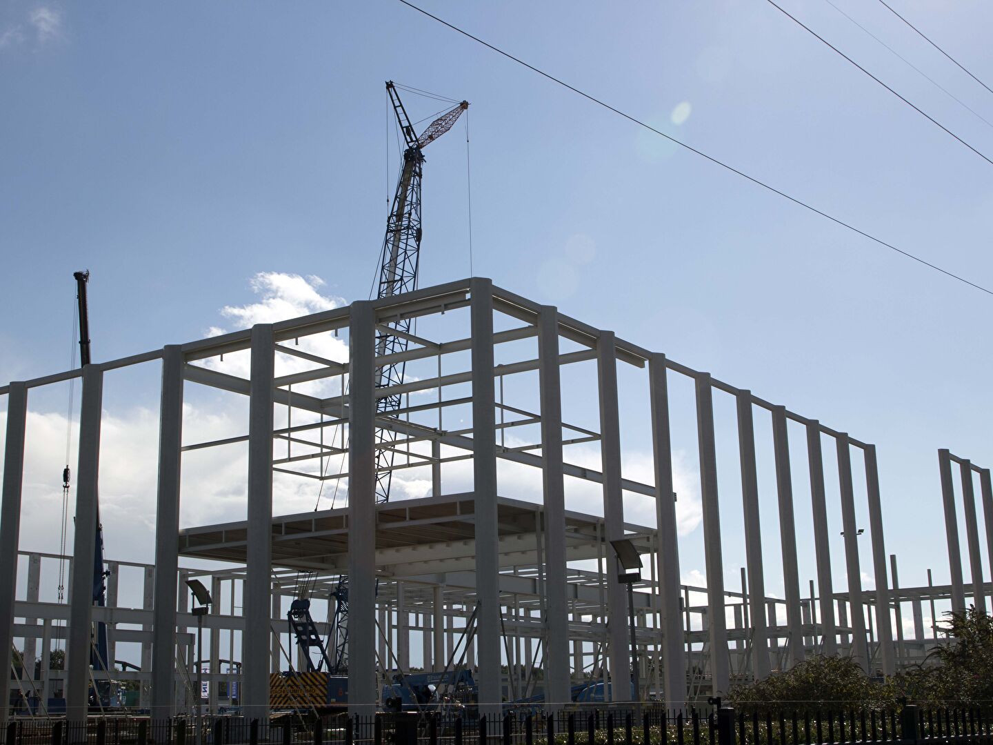 Staalconstructie nieuwbouw